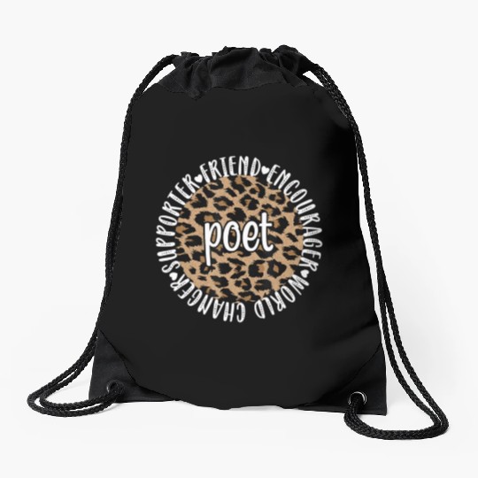 Poetry Poet Poetry Lover Poem Writer Drawstring Bags