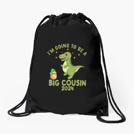 I m Going To Be A Big Cousin 2024 Drawstring Bags