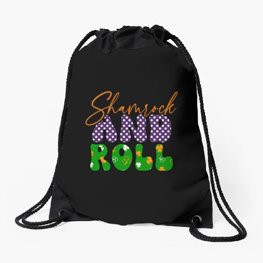 ShamrockPatricks Day Sublimation Drawstring Bags