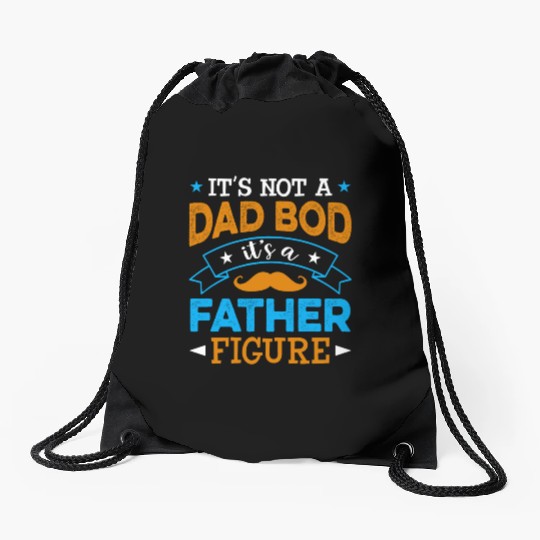 Dad Father Papa Sublimation Drawstring Bags