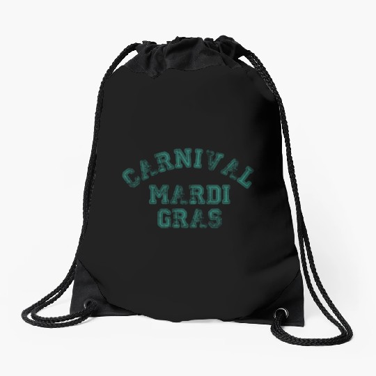 Mardi Gras Carnival Fiesta Party Louisiana New Orl Drawstring Bags