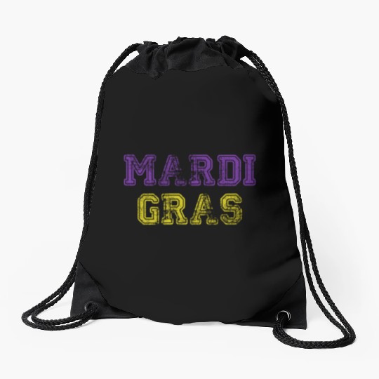Mardi Gras Carnival Fiesta Party Louisiana New Orl Drawstring Bags