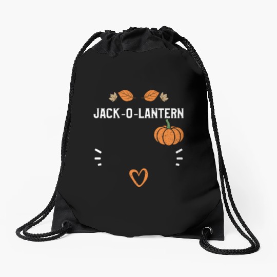 Jack-O-Lantern - Pumpkin Drawstring Bags