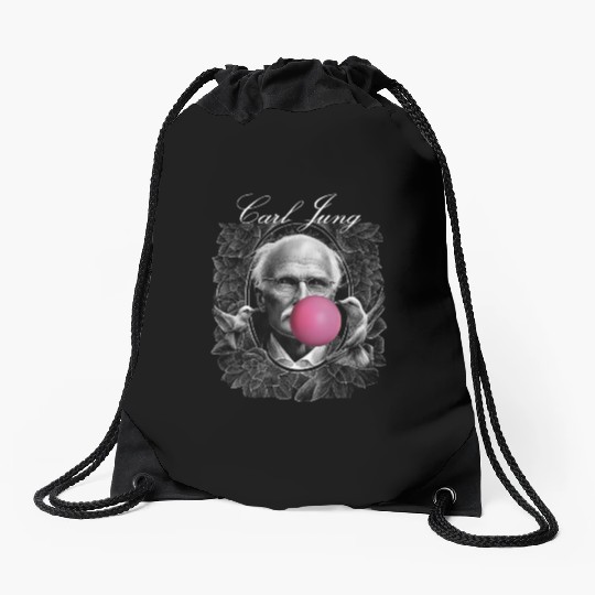 Carl Jung most influential psychiatrist homage Drawstring Bags