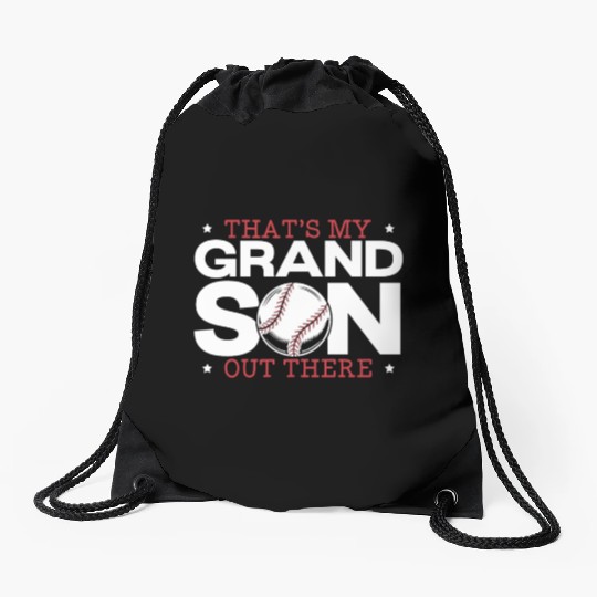 Baseball Grandma Baseball Grandpa Baseball Fan Drawstring Bags