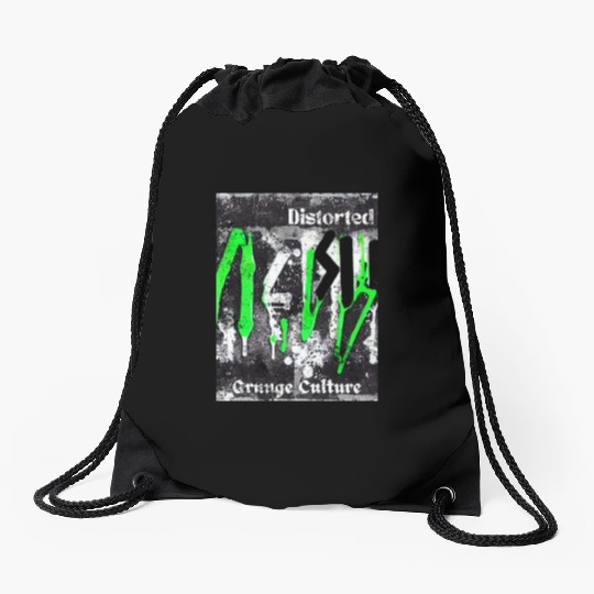 Street Culture Grunge Style Drawstring Bags