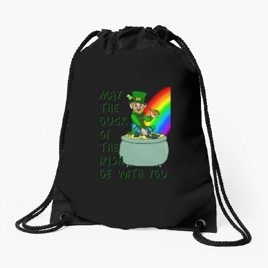 Luck of the Irish Drawstring Bags