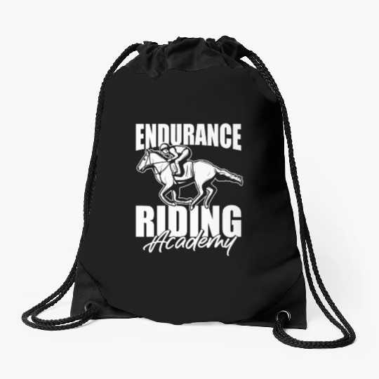 Horse Riding Academy Endurance Riding Drawstring Bags
