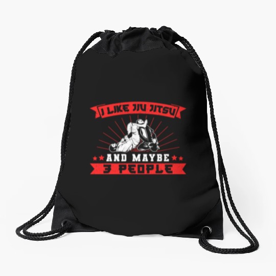 Brazilian Jiu Jitsu MMA Bjj Hugger Drawstring Bags