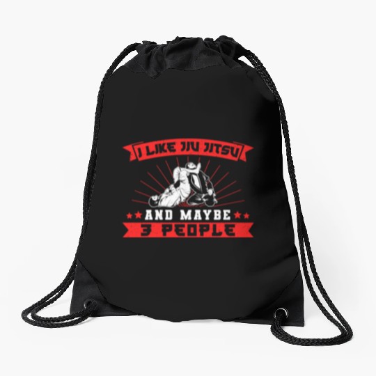Brazilian Jiu Jitsu MMA Bjj Hugger Drawstring Bags