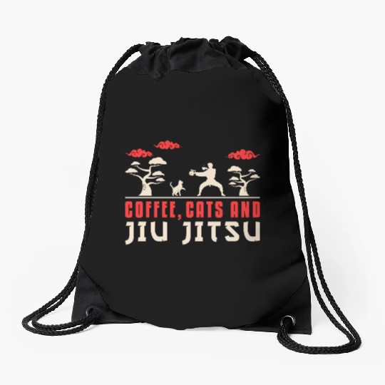 Brazilian Jiu Jitsu MMA Bjj Hugger Drawstring Bags
