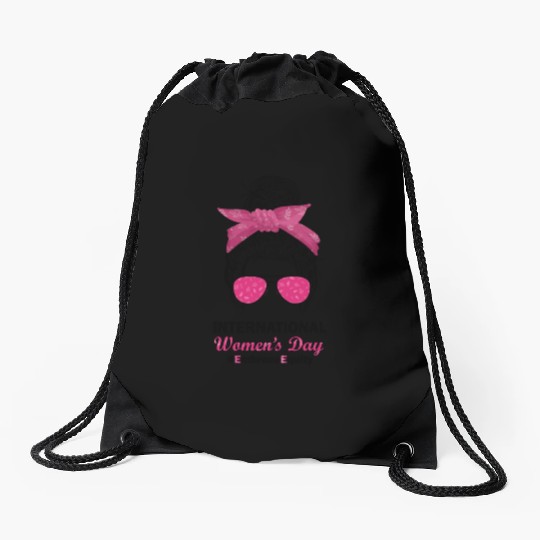 International Women's Day 2023 Embrace Equity Drawstring Bags
