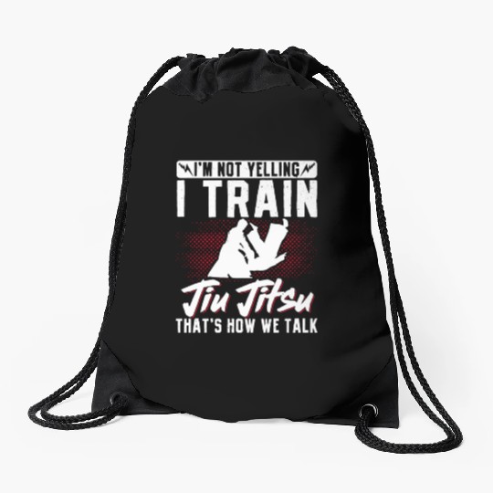 Brazilian Jiu Jitsu MMA Bjj Hugger Drawstring Bags