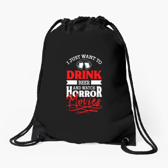 Movie Lover Movie Quotes Festival Drawstring Bags
