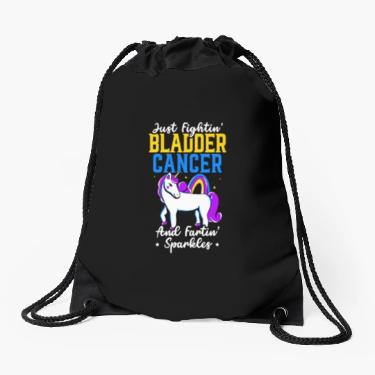 Bladder Cancer Warrior Bladder Cancer Awareness Drawstring Bags