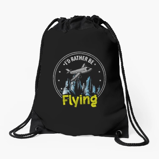 Pilot Profession Aerobatic Pilots Drawstring Bags