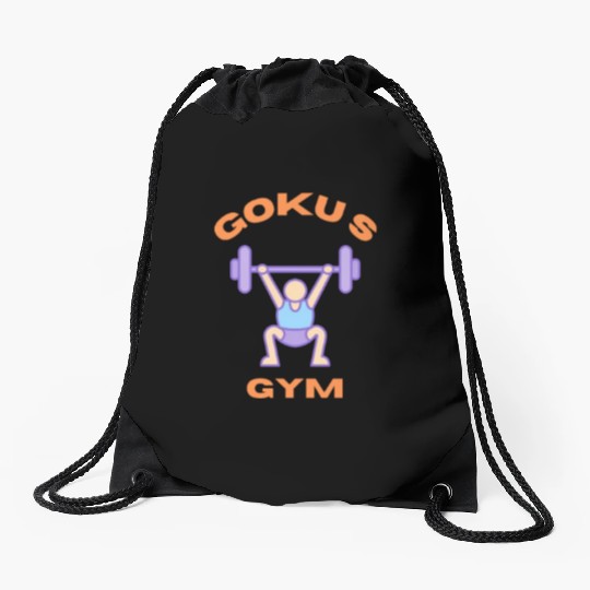 Goku S Gym Drawstring Bags