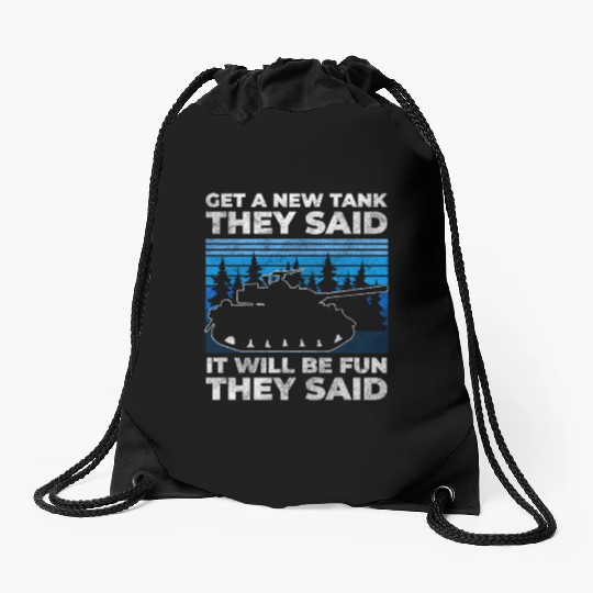Main Battle Tank Steel Guns Armed Forces Drawstring Bags