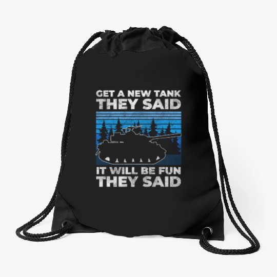 Main Battle Tank Steel Guns Armed Forces Drawstring Bags