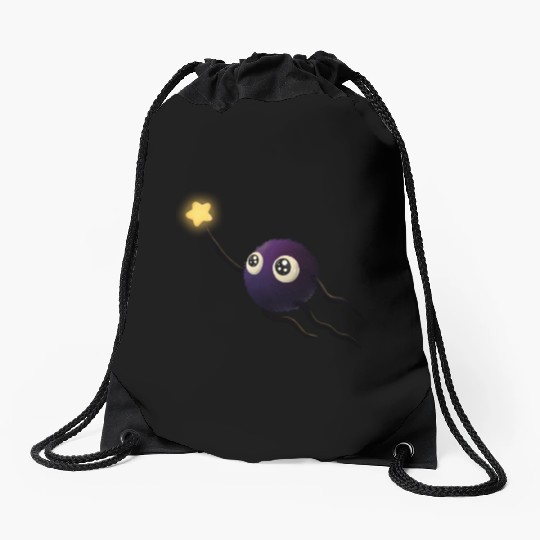 little soot sprite Drawstring Bags