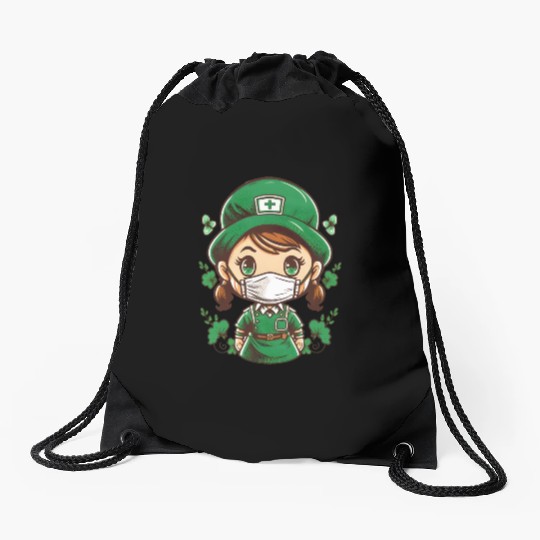 Nurse Cute Drawstring Bags