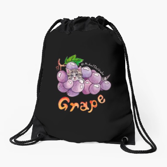 Grape Drawstring Bags
