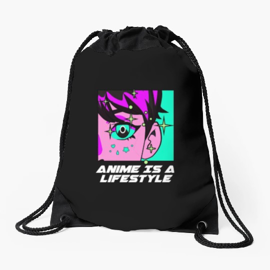 Anime Is a Lifestyle Japanese Kawaii Japan Cute An Drawstring Bags
