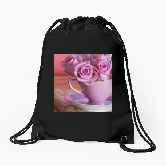 Beautiful Floral print Drawstring Bags