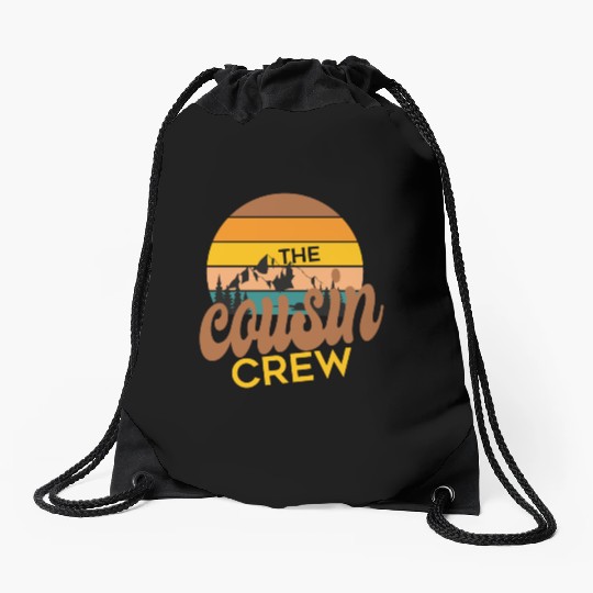 Cousin crew Drawstring Bags