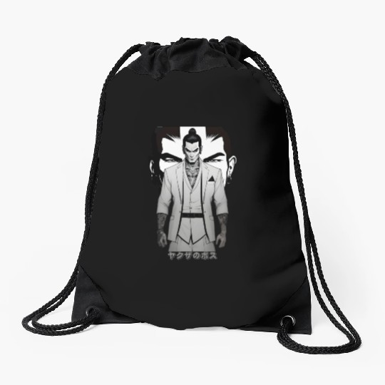 Yakuza Boss A Mafia Gangster From Japan Full of Ta Drawstring Bags