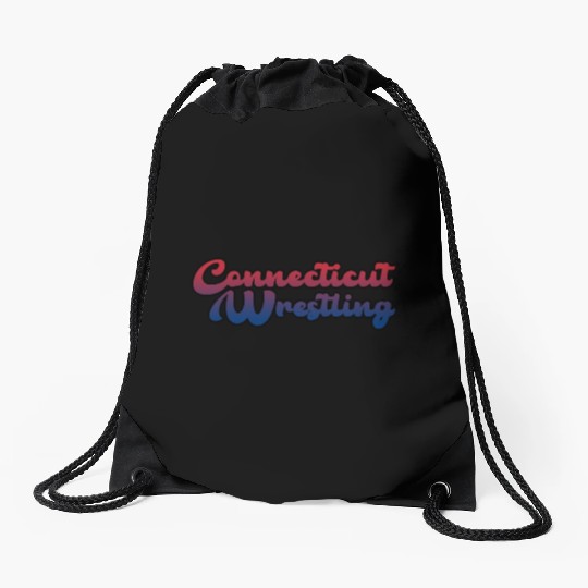 Connecticut Wrestling Drawstring Bags