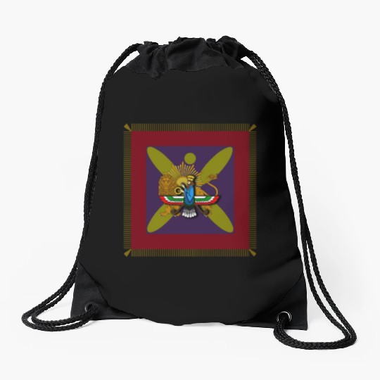Derafsh Lion Sun Farvahar Drawstring Bags