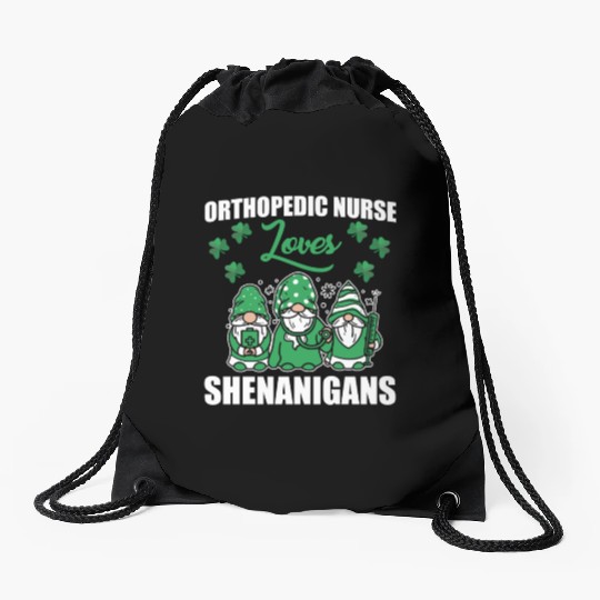 Funny Orthopaedic Nurse Halloween Costume Drawstring Bags