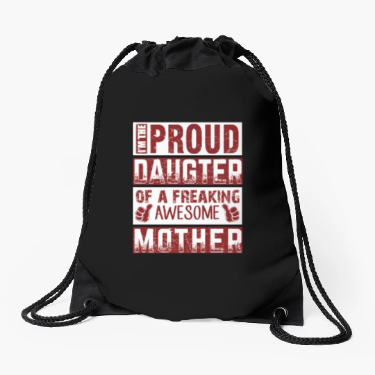 Son in law Mother in law Drawstring Bags