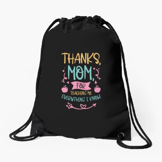 Mothers Day Teacher Grandma Teaching Mother Drawstring Bags