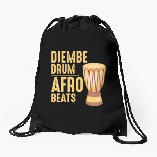 Djembe Player Drummer Music Drum Musician Drawstring Bags