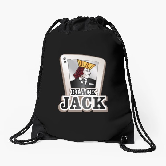 Black Jack Gentlemen Drawstring Bags