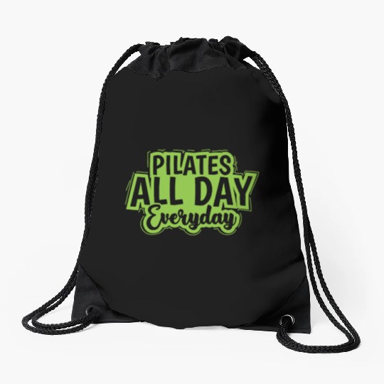 Pilates all Day Everyday Powerhouse Drawstring Bags