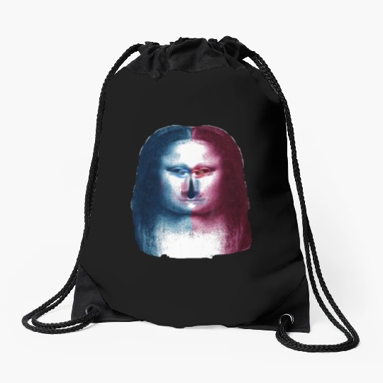 Monalisa Concept Leonardo Da Vinci Drawstring Bags