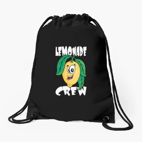 Sweet Kids Lemon Motif Drawstring Bags