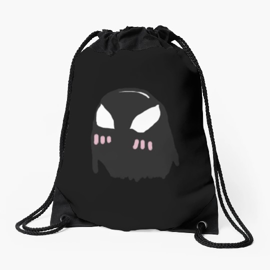 cute venom Drawstring Bags