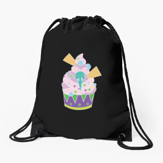 Cupcake Graveyard Drawstring Bags