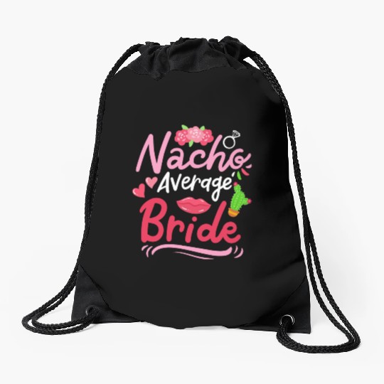 Bride Mexican Wedding Cinco De Mayo Drawstring Bags