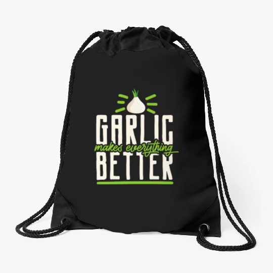 Garlic Garlic Cloves Garlic Lover Cooking Drawstring Bags