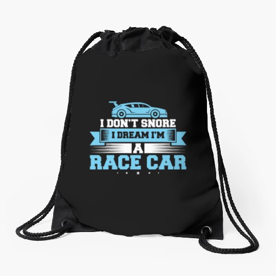 Racing Car Racer Racing Driver Turbo Racing Car Drawstring Bags