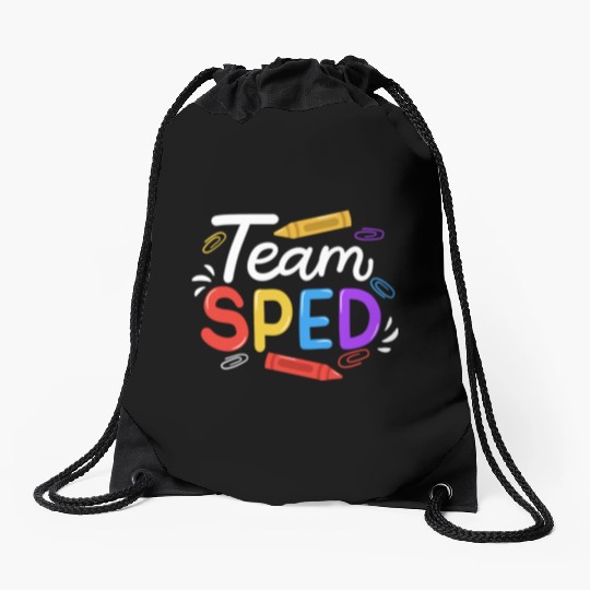 Sped Special Education Sped Teacher Student Drawstring Bags