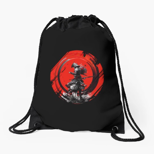 Samurai Japan Culture Drawstring Bags