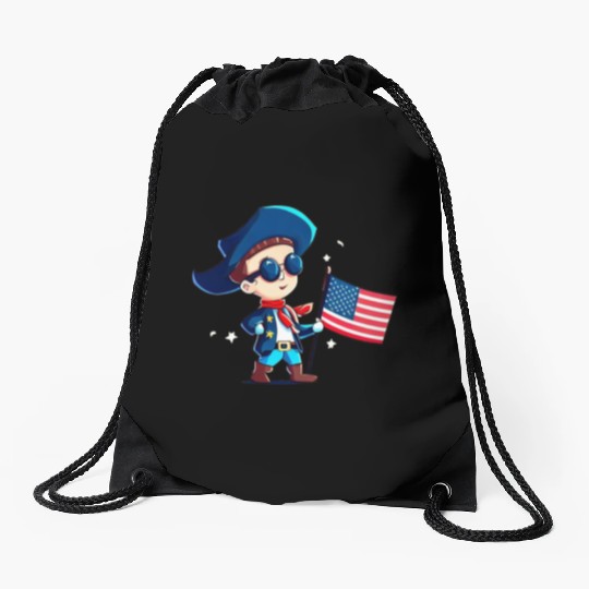 Patriot Day Drawstring Bags