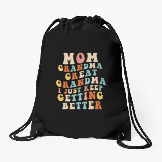 Great Grandma Drawstring Bags Women Mom Grandma Gigi Mama