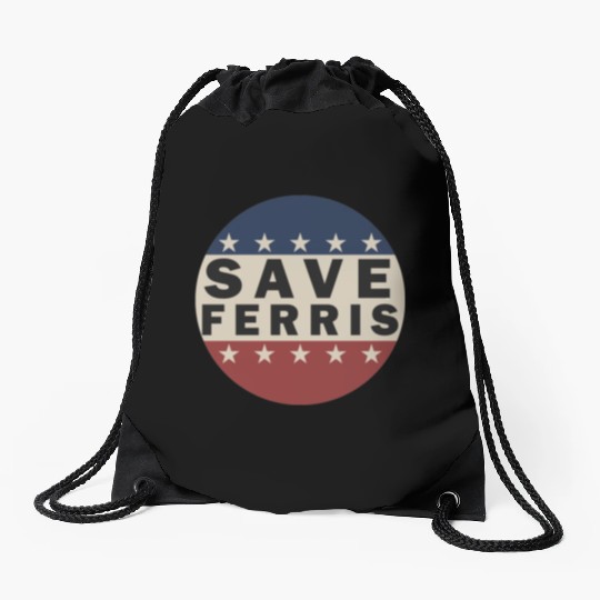 Save Ferris Drawstring Bags